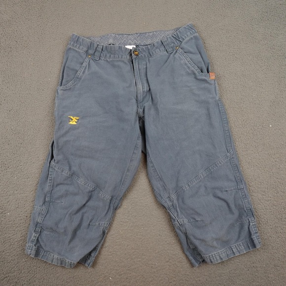 Decathlon Pants Womens Large Gray Hiking Capris Climbing Outdoor - Picture 1 of 10
